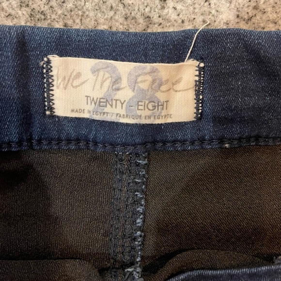 We The Free Dark Blue High Rise Women's Jeans - Picture 2 of 4